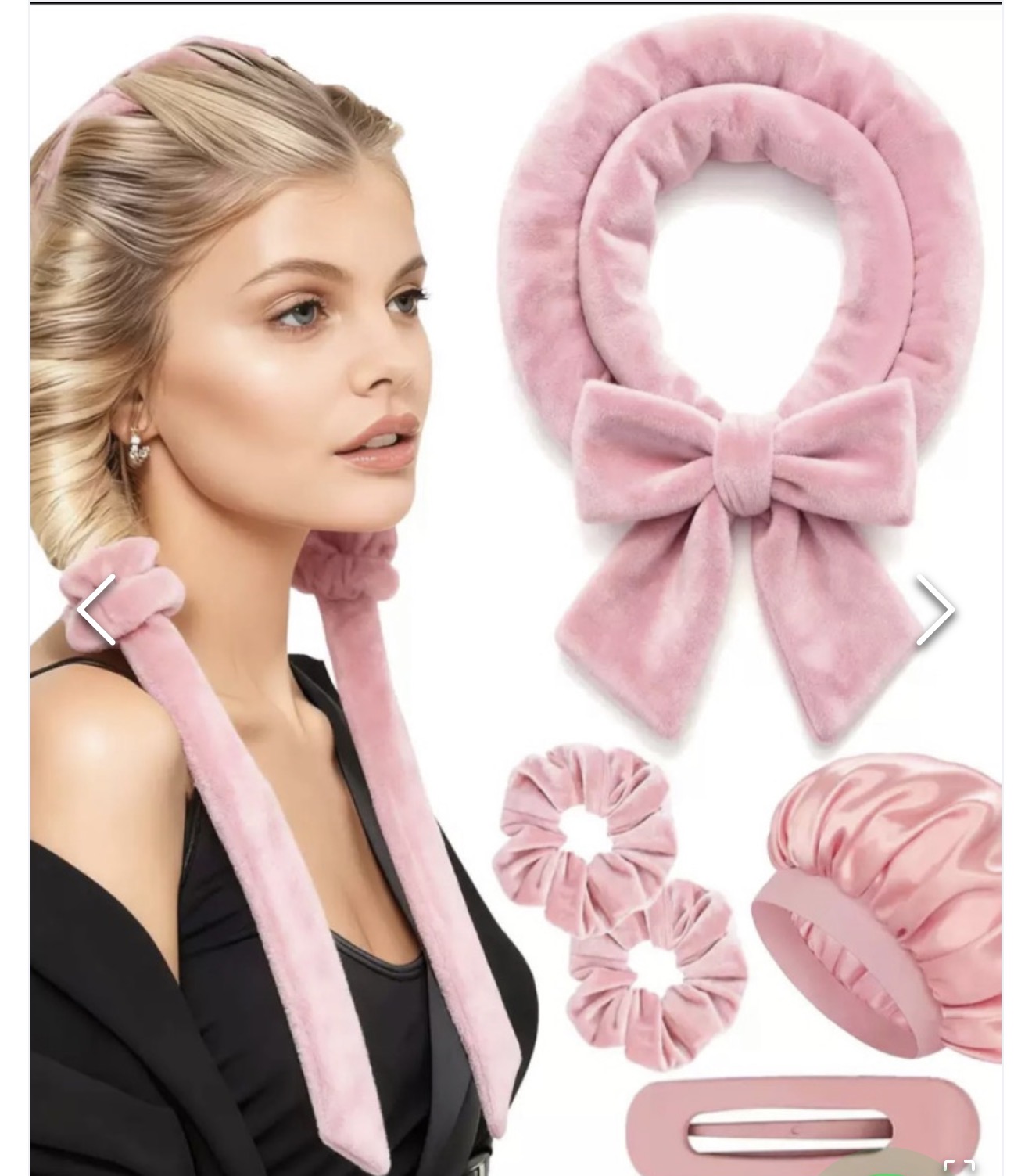 Heartless curler with bonnet