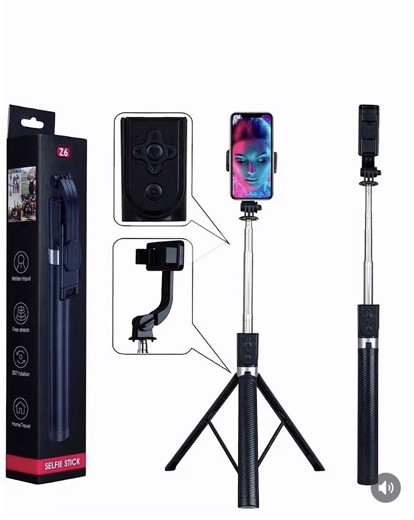 Z6 selfie stick