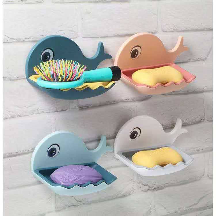 Fish soap holder