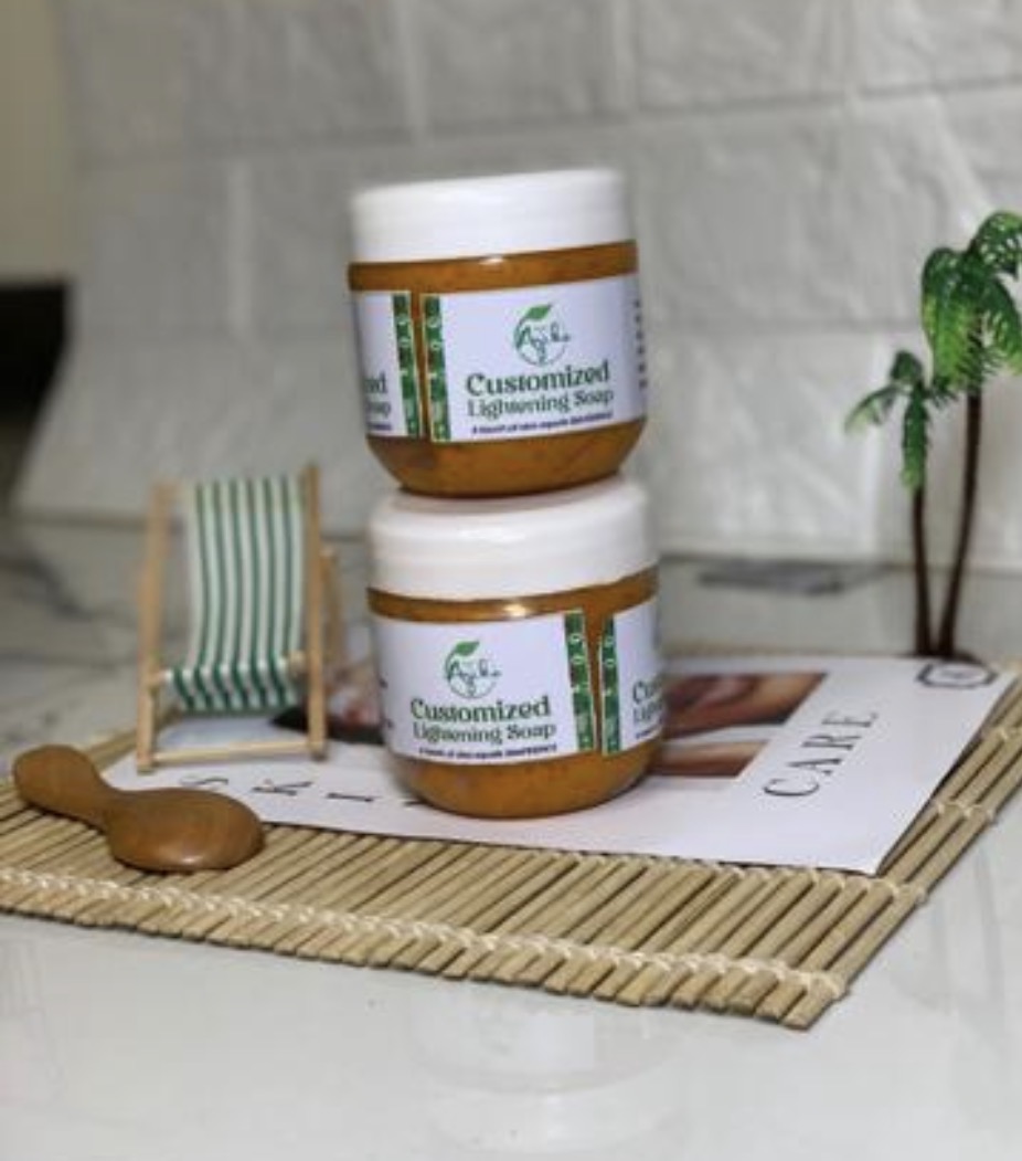 Customized lightening soap