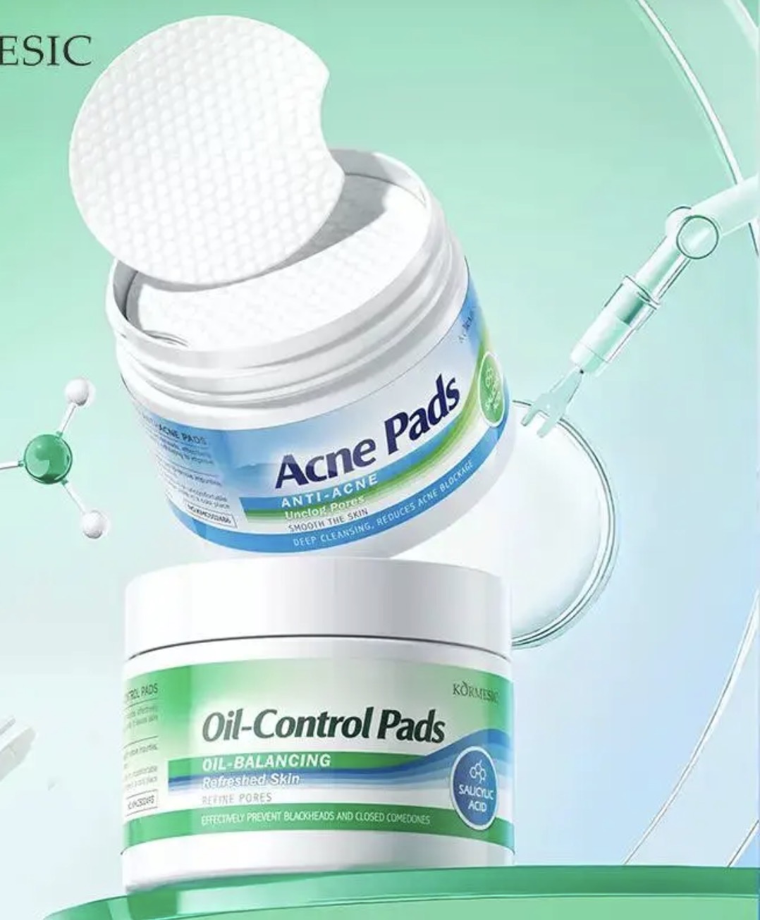 Acne cleansing pads oil control pads